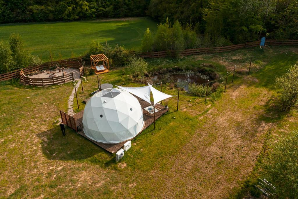 Zahrada ubytování Glamping Kaszuby