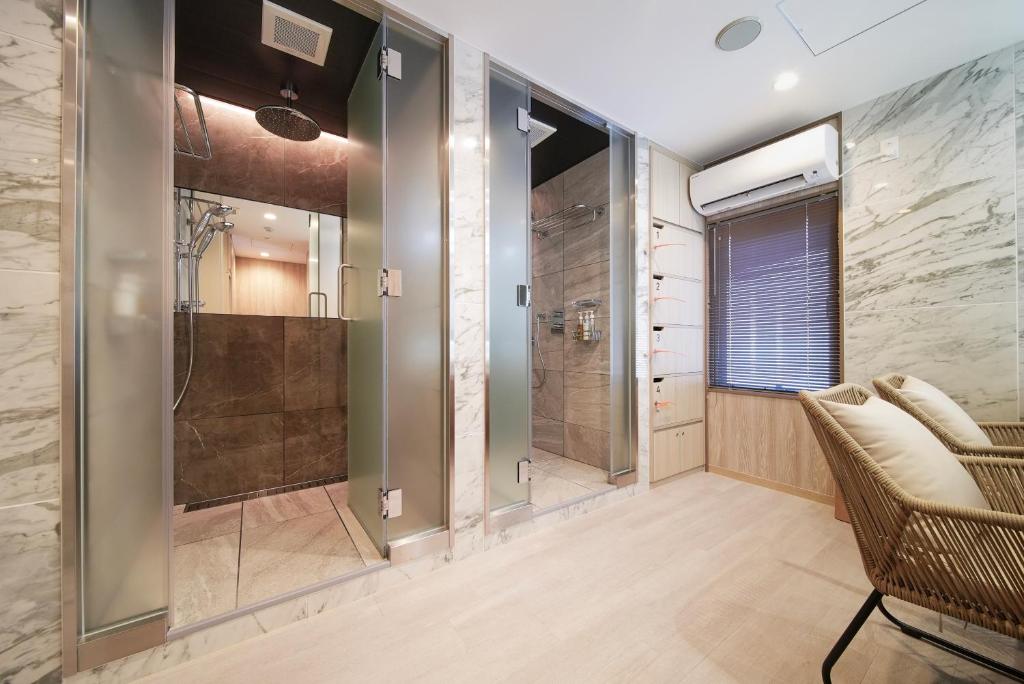 Koupelna v ubytování Super Hotel Shikoku-chuo