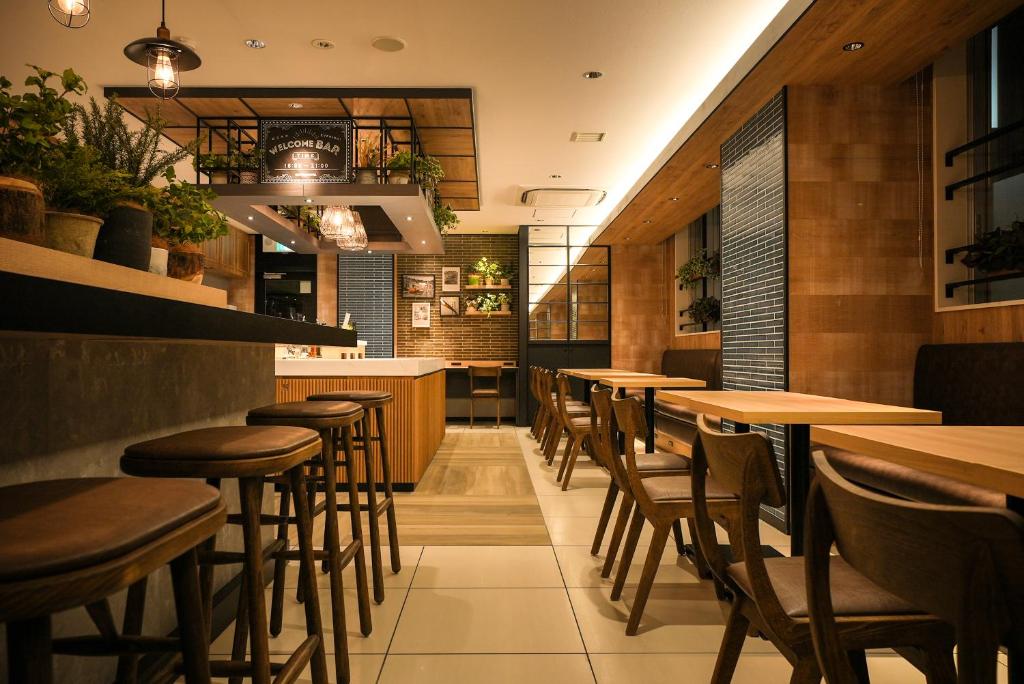 Restaurace v ubytování Super Hotel Shikoku-chuo