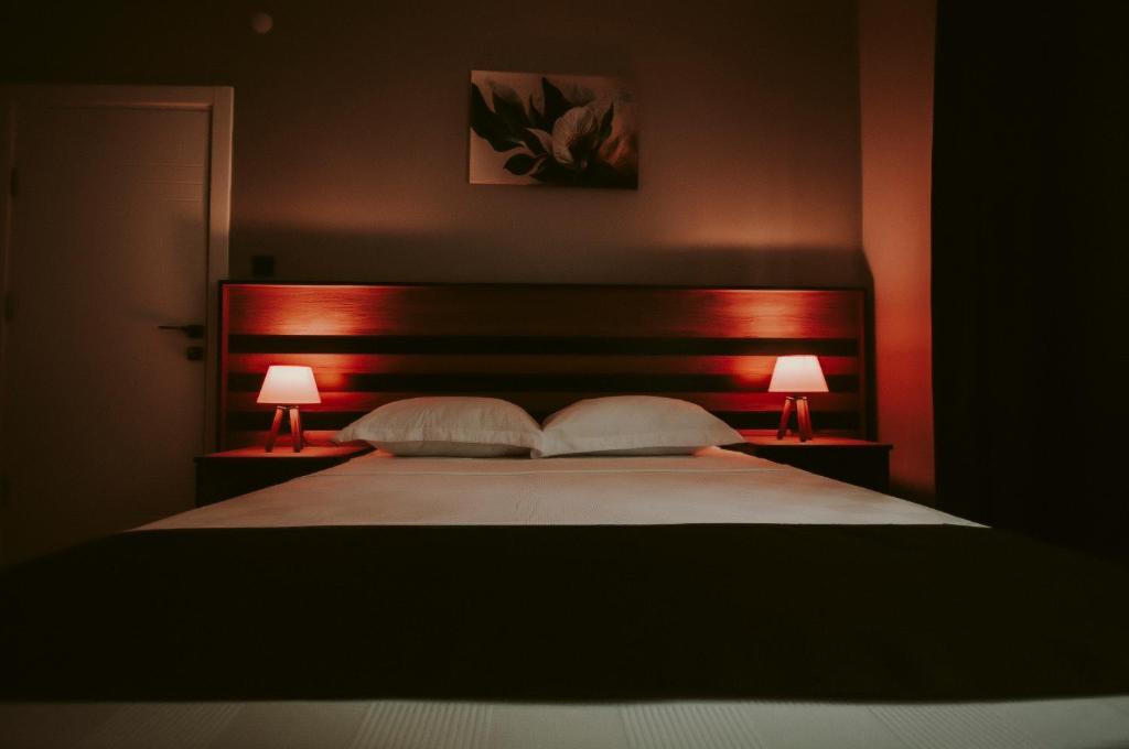 Postel nebo postele na pokoji v ubytování MiLAROOM