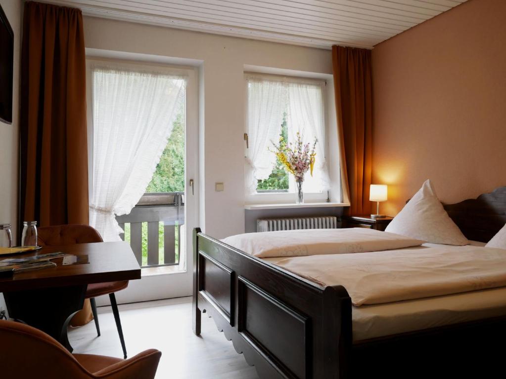 Postel nebo postele na pokoji v ubytování Seebach-Hotel