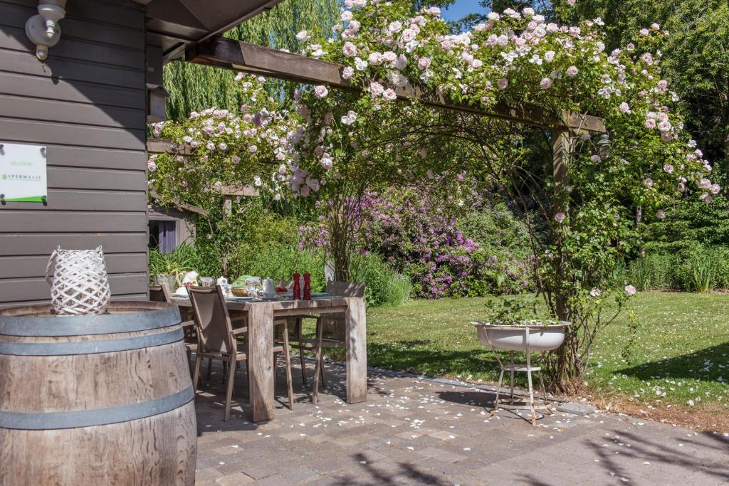 Zahrada ubytování B&B Het Brembos