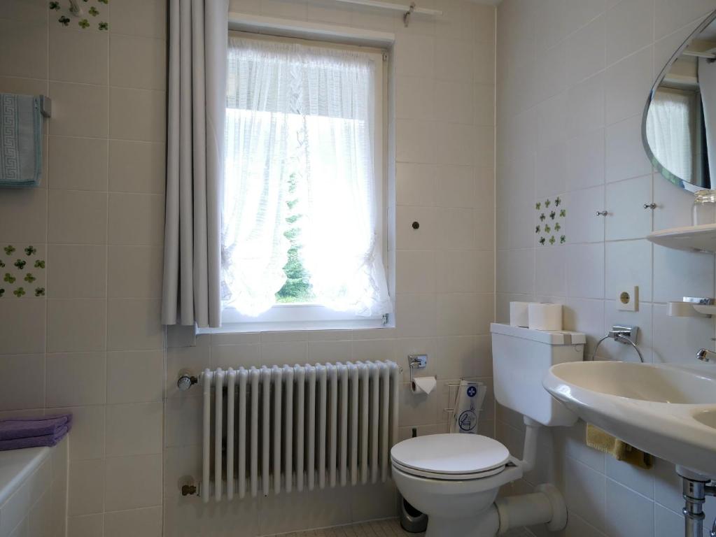 Koupelna v ubytování Seebach-Hotel