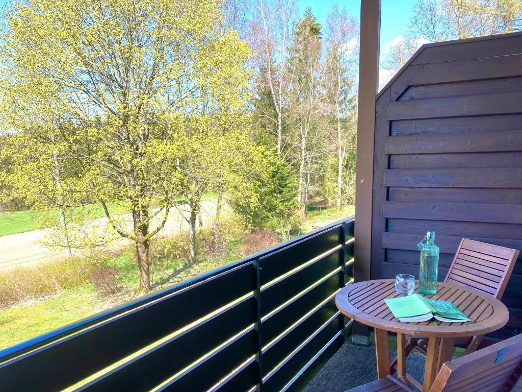 Balkón nebo terasa v ubytování Unsereins Hotel