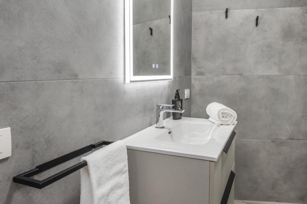 Koupelna v ubytování PETIT casa vacanze