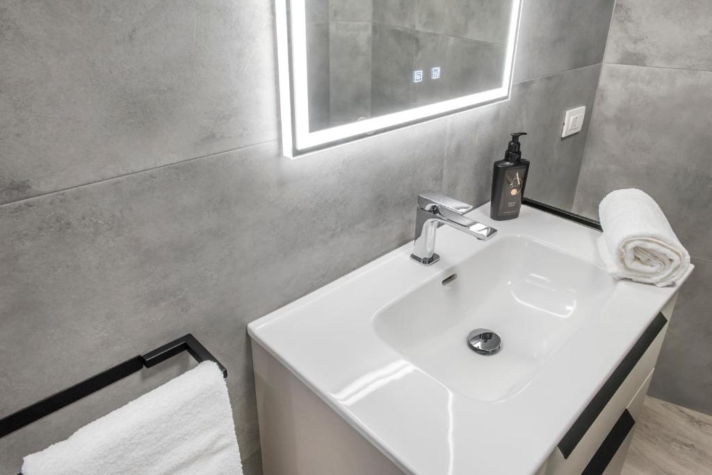 Koupelna v ubytování PETIT casa vacanze