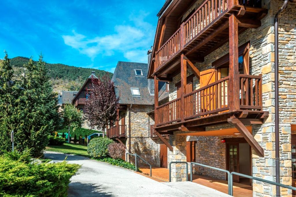 Výhľad na hory alebo výhľad na hory priamo z apartmánového hotela