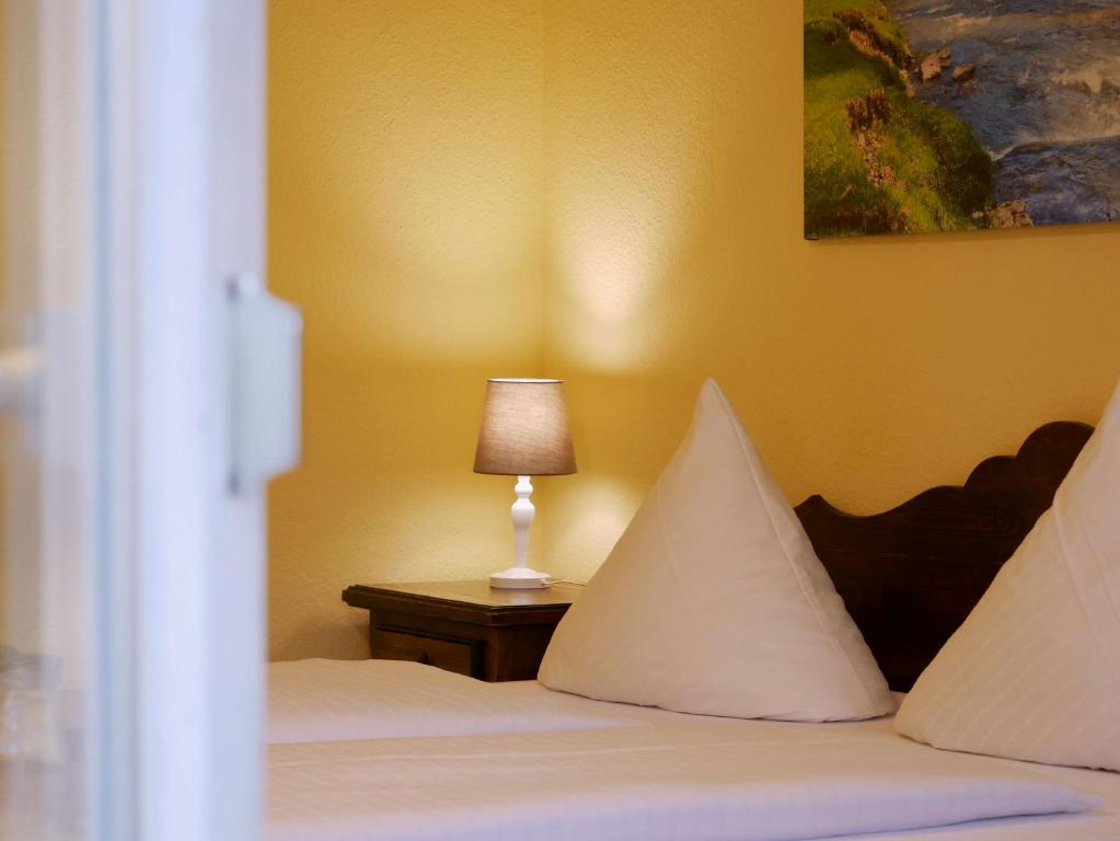 Postel nebo postele na pokoji v ubytování Seebach-Hotel