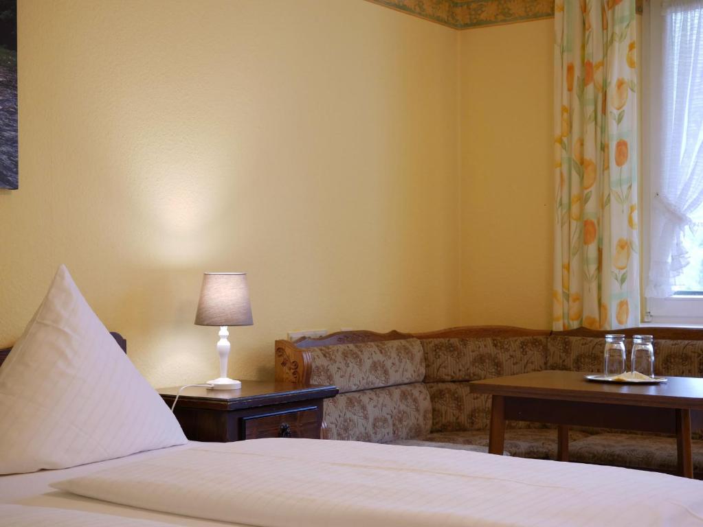 Postel nebo postele na pokoji v ubytování Seebach-Hotel