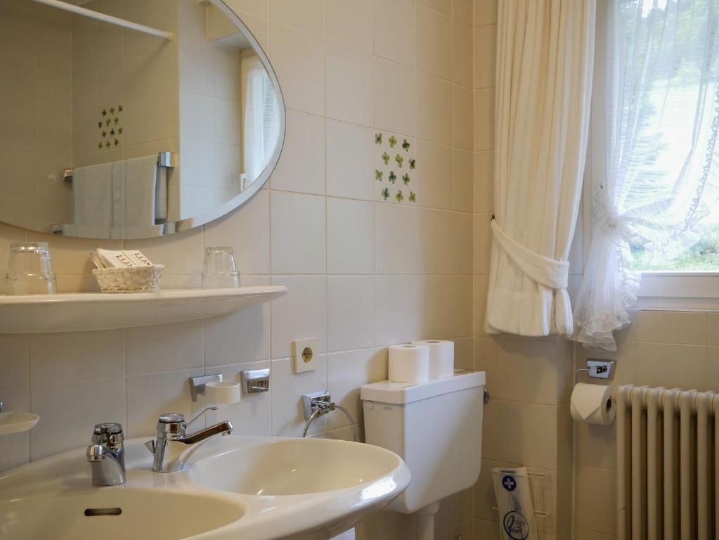 Koupelna v ubytování Seebach-Hotel