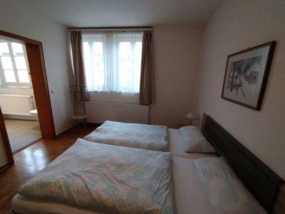 Postel nebo postele na pokoji v ubytování Wachholz, Ferienwohnung