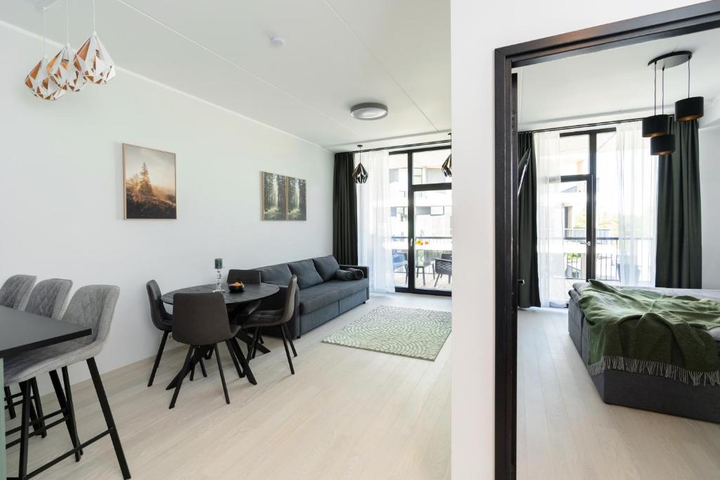 Posezení v ubytování Pärnu Verde Apartments