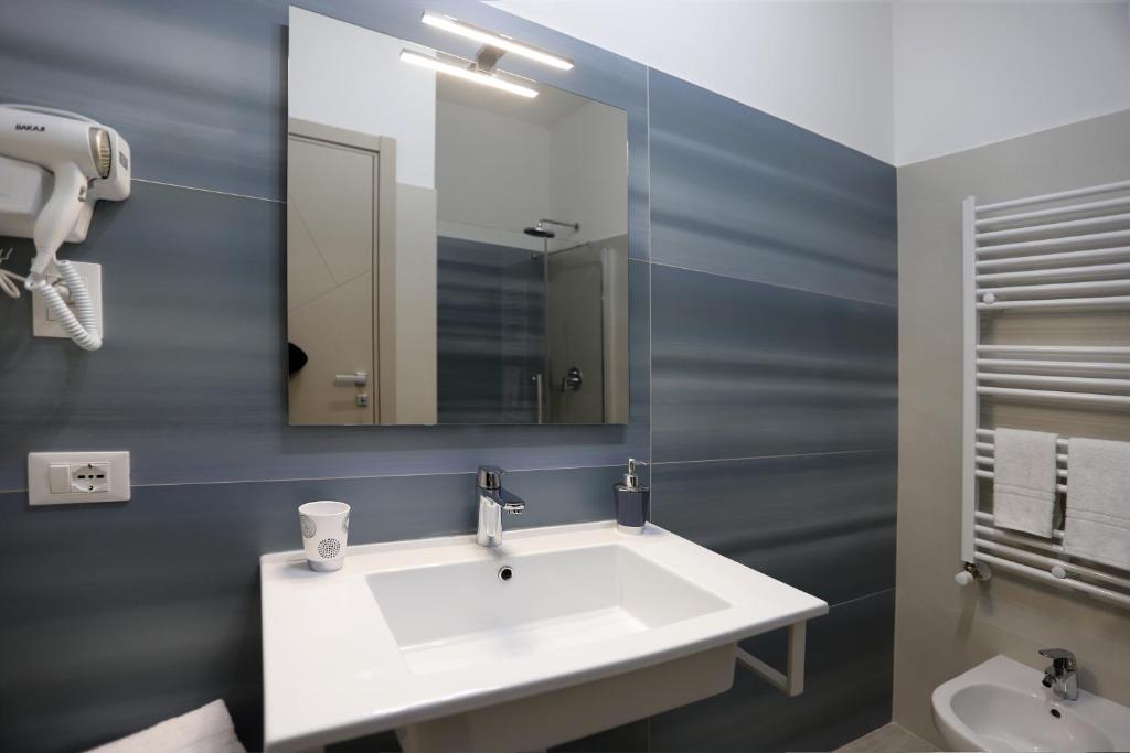 Koupelna v ubytování B&B AlMare