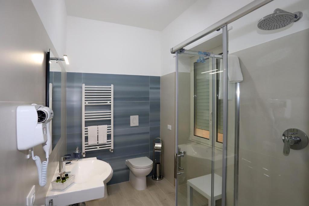 Koupelna v ubytování B&B AlMare