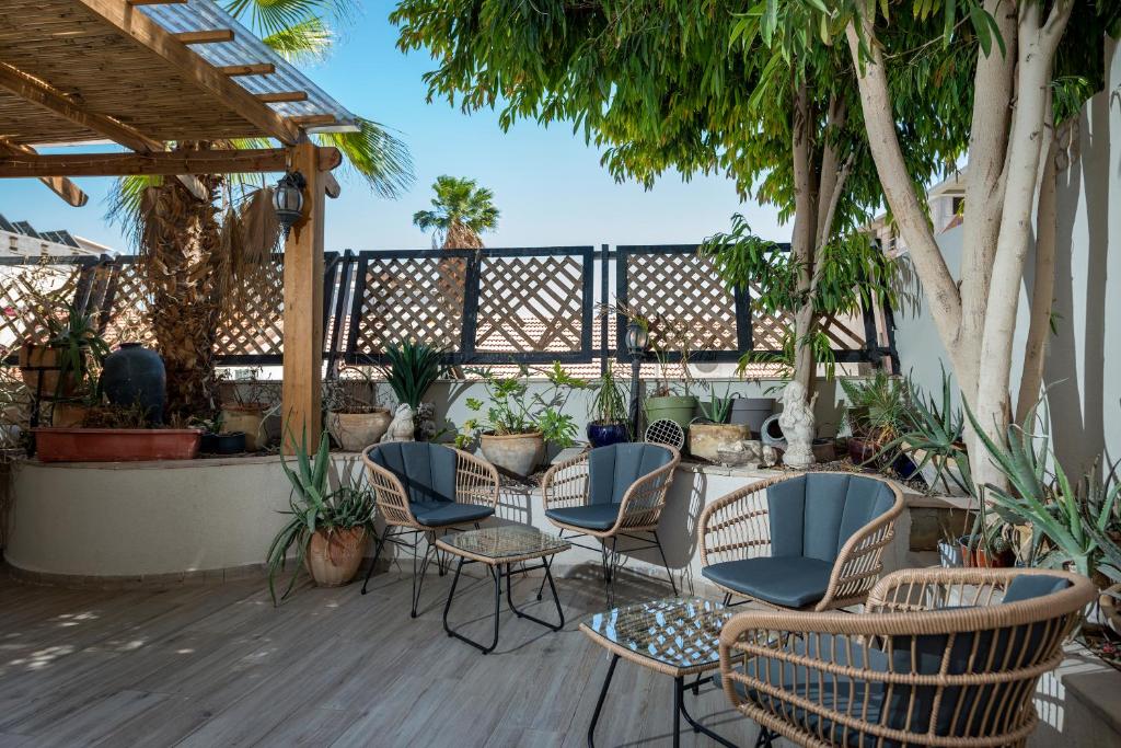 Балкон или терраса в Sahara Hotel Eilat