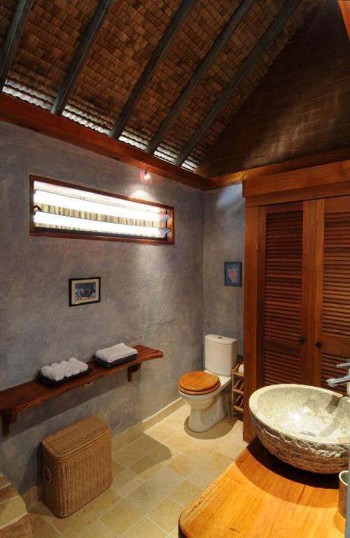 Koupelna v ubytování Green Lodge Moorea