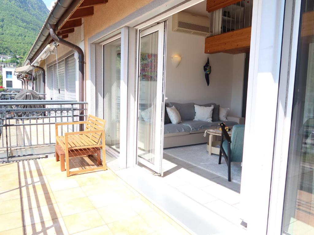 Balkón nebo terasa v ubytování Apartment La Perouse D1-2 by Interhome