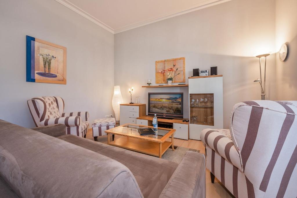Posezení v ubytování Villa Vineta Wohnung 203