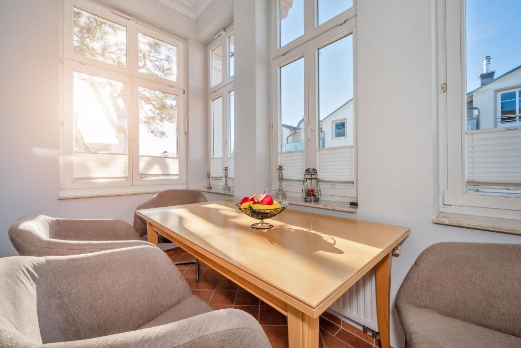 Posezení v ubytování Villa Vineta Wohnung 203