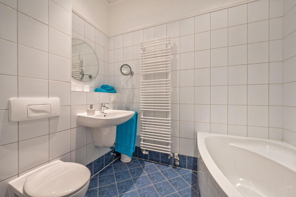 Koupelna v ubytování Villa Vineta Wohnung 203