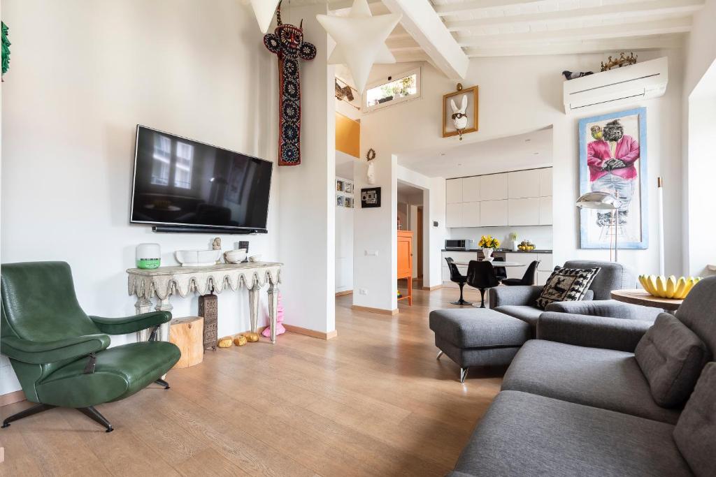 Posedenie v ubytovaní Matteotti Apartment
