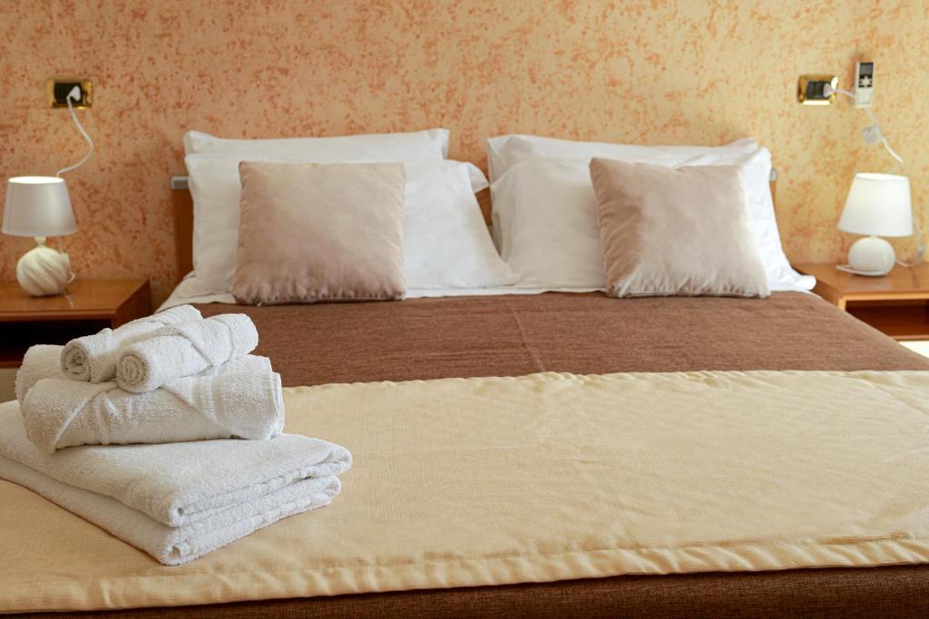 Postel nebo postele na pokoji v ubytování Bed&Belvedere