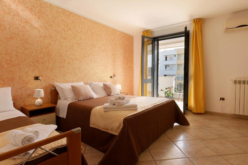 Postel nebo postele na pokoji v ubytování Bed&Belvedere