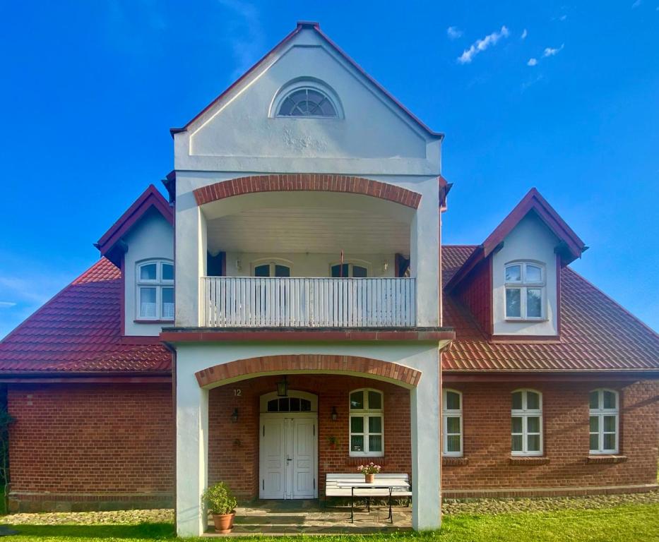 Budynek, w którym mieści się apartament