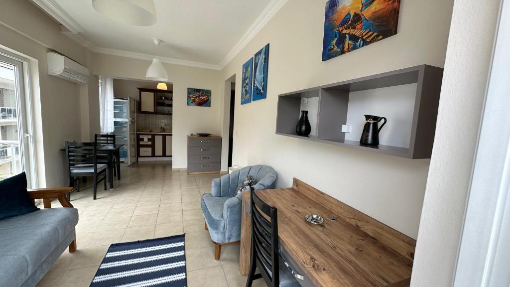 Kemer House Apartments - Apartment Mit 1 Schlafzimmer, Balkon Und Bergblick