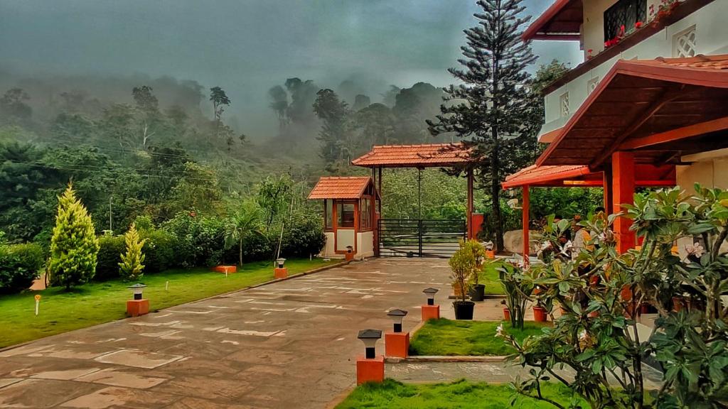Zahrada ubytování Hill Crest Resort - Coorg