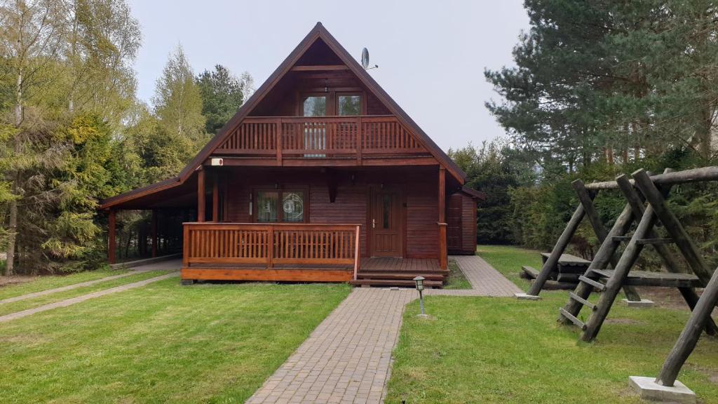 Zahrada ubytování OSADA ŚWIERKOWA