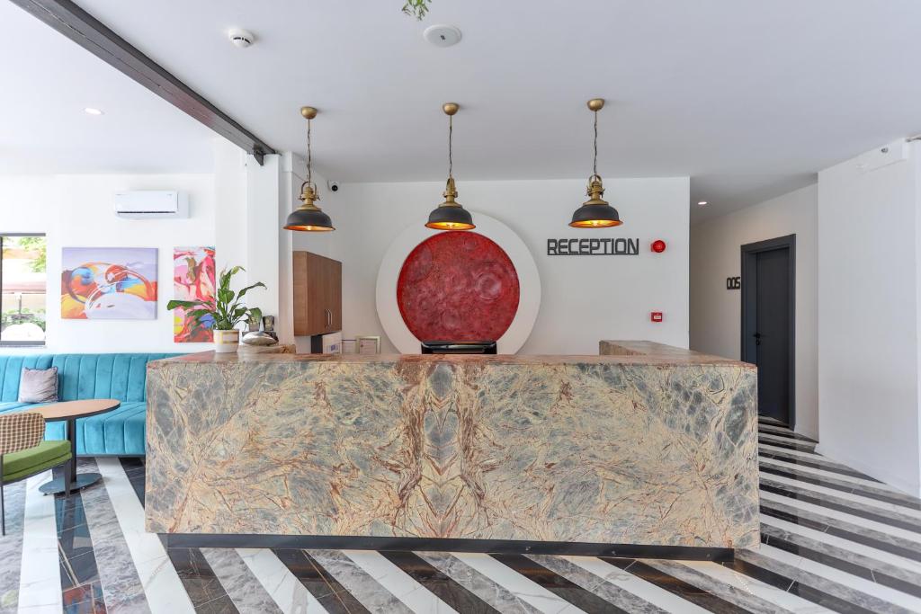 Posezení v ubytování Wolf Of The City Hotel & Spa