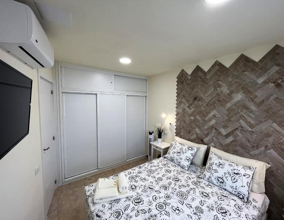 Postel nebo postele na pokoji v ubytování Sunrise Apartment - Playa del Inglés