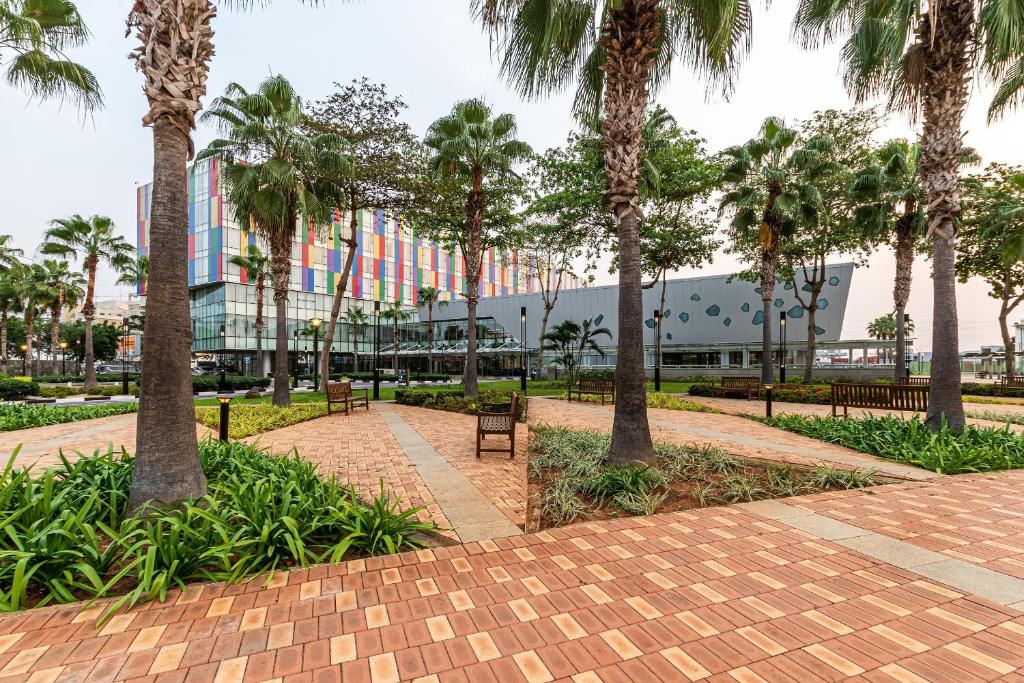 Zahrada ubytování Hotel de Convenções de Talatona, HCTA