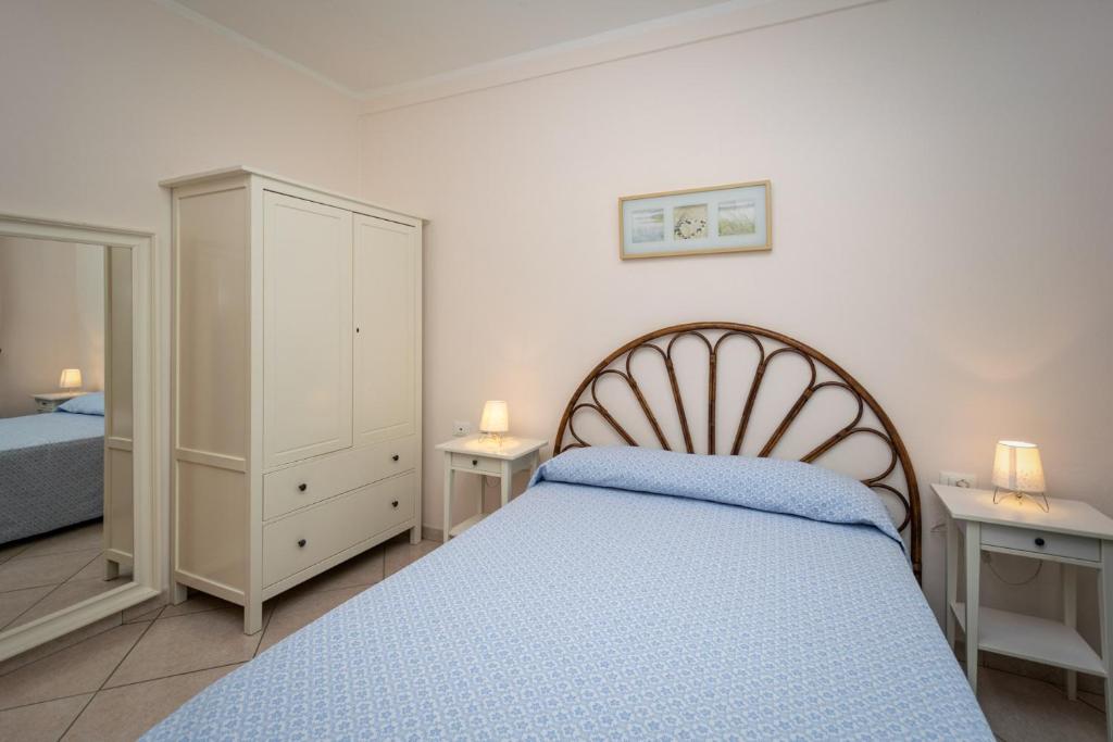 Кровать или кровати в номере Hotel Anna