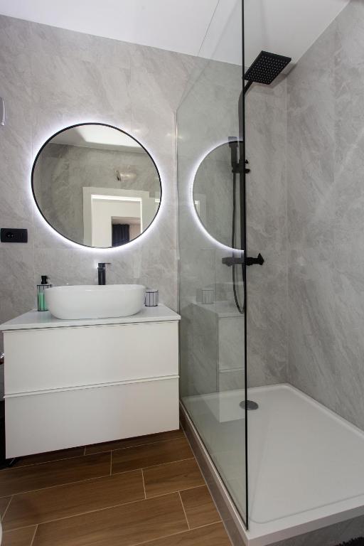 Kúpeľňa v ubytovaní Angolo Apartments
