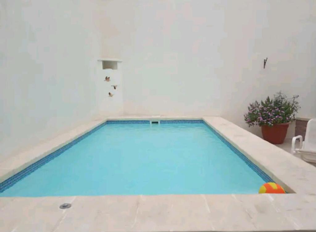 ein großer Pool in einem Zimmer in der Unterkunft The Valley Maisonette with private pool in M'scala in Marsaskala