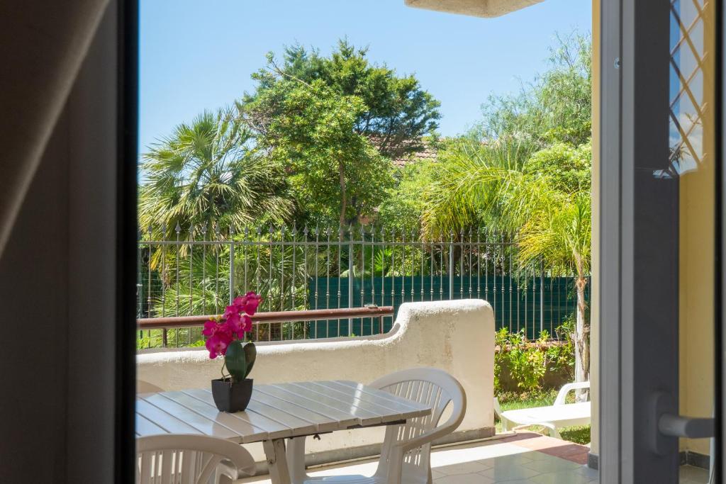 Balkon lub taras w obiekcie Butterfly House