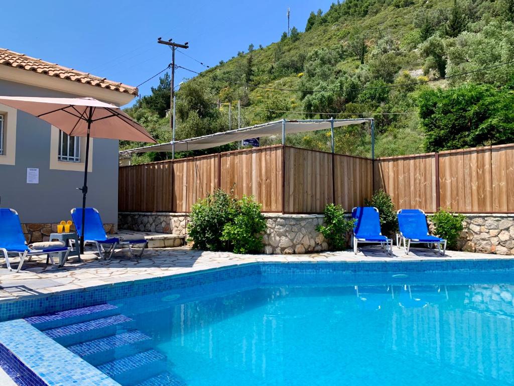 Bazén v ubytování Dimarion Villas nebo v jeho okolí
