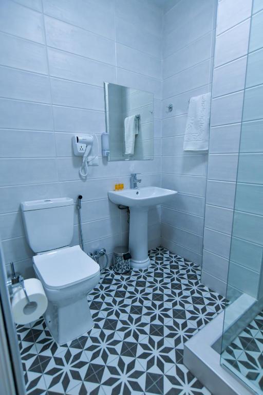 Koupelna v ubytování Euro Hotel Kutaisi