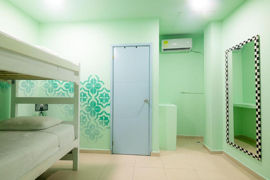 Postel nebo postele na pokoji v ubytování San Felicin Hostel