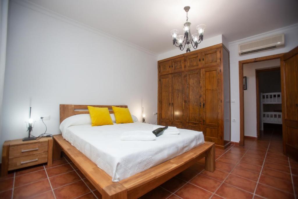 Postel nebo postele na pokoji v ubytování Villa las Raices