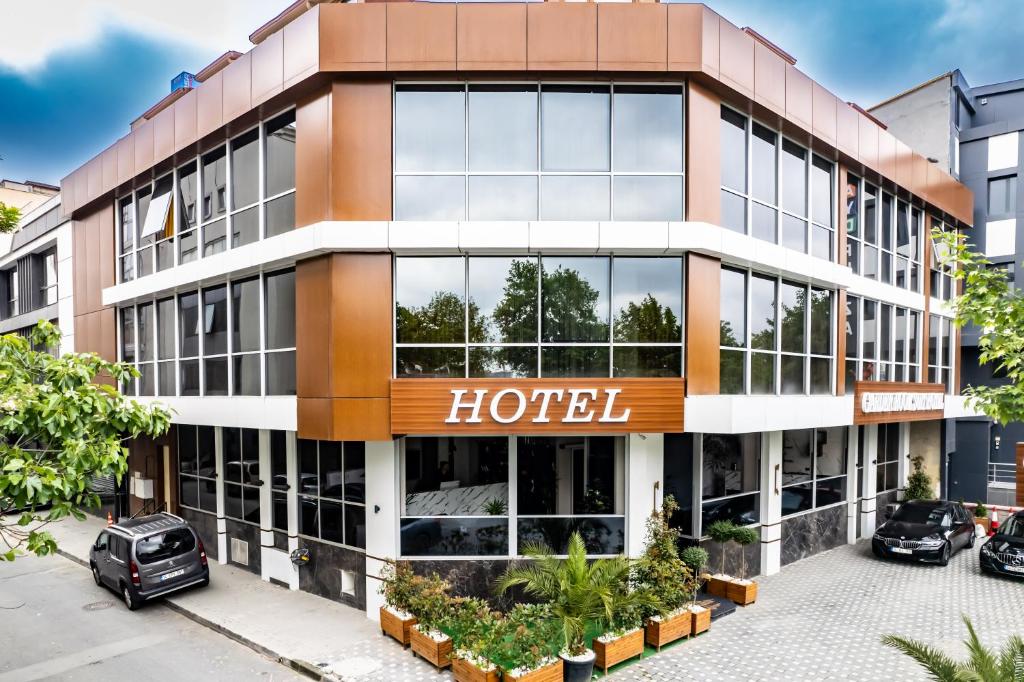 an office building with a hotel at Garden Room Otel in Istanbul