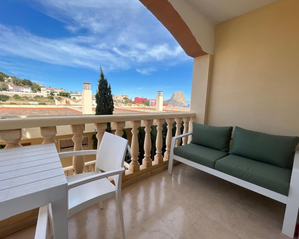 Balkón nebo terasa v ubytování Apartamento dúplex 6 personas en zona tranquila CALPE