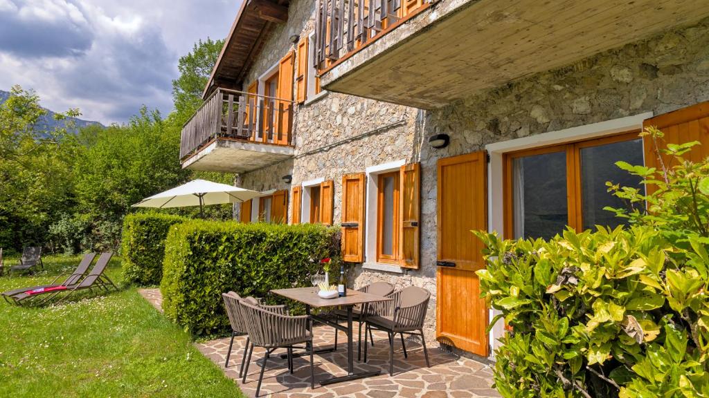 Zahrada ubytování Casa Paola