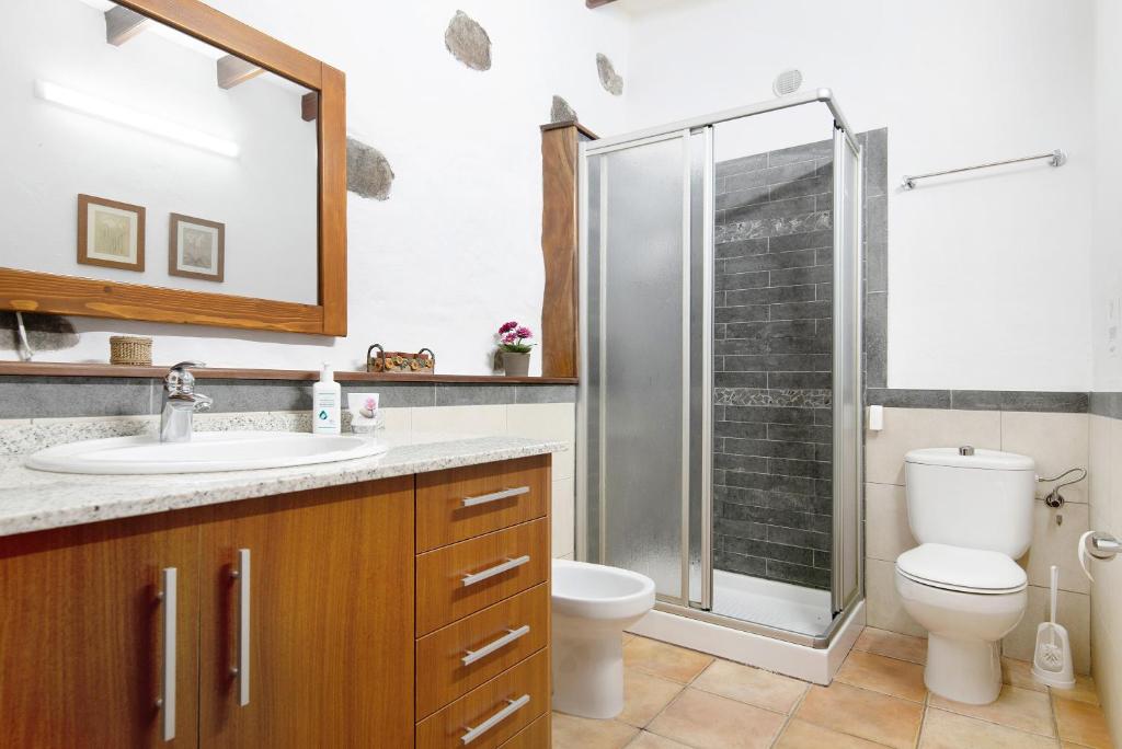 Koupelna v ubytování Casa Abuela Fela