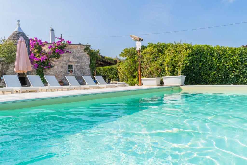 The swimming pool at or close to Trulli Francesca Ciclovia