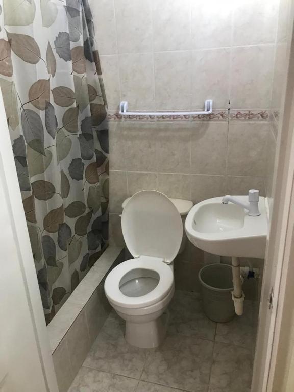 Koupelna v ubytování Hotel Freedom Nagua