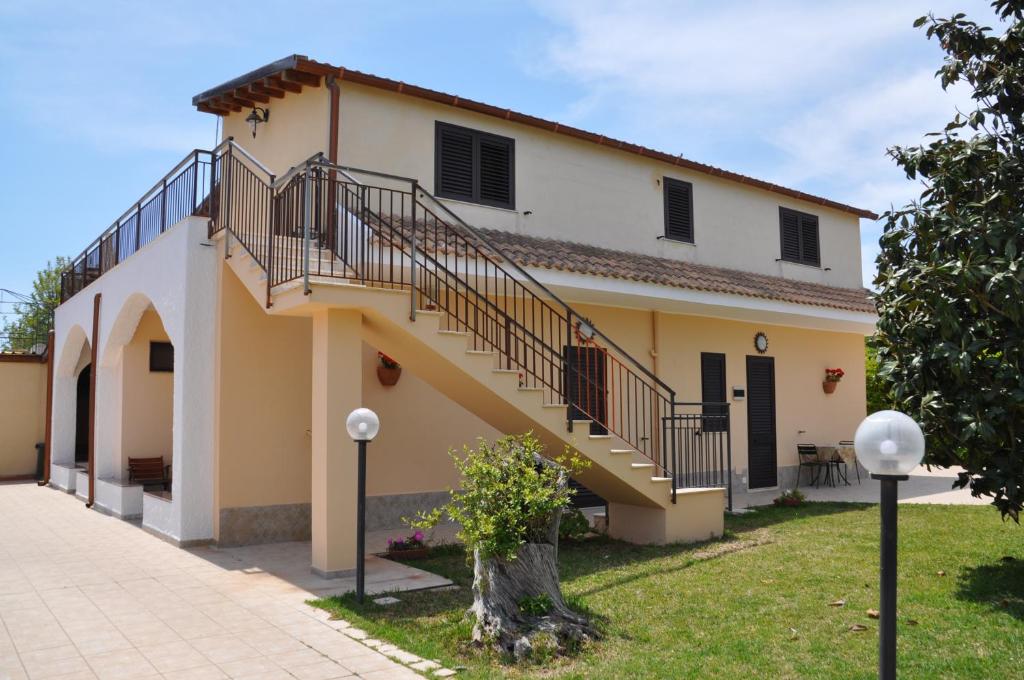 Budova, kde se bed and breakfast nachází