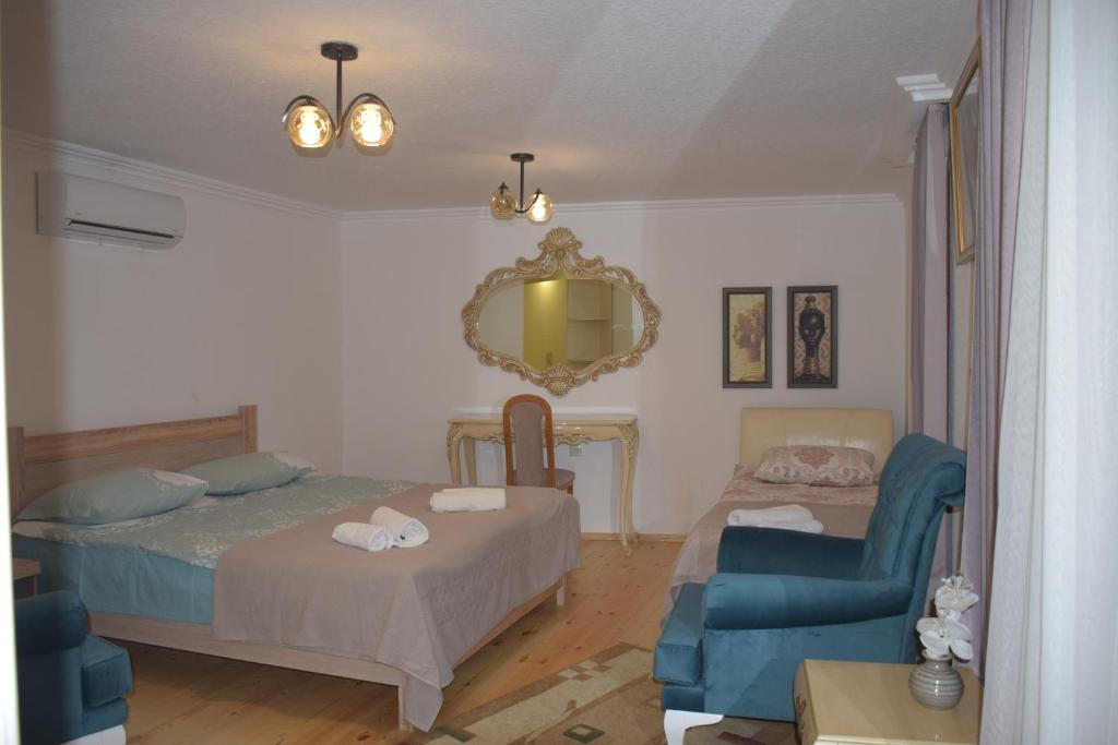 Llit o llits en una habitació de Guest House Ilto